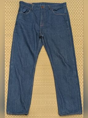 Freenote Wilkes Western 12 oz. Vintage Blue Selvedge Denim Men's Size 35 x 30